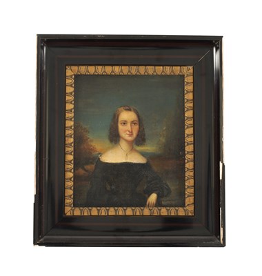 Lot 650 - A 19TH CENTURY OIL ON CANVAS PORTRAIT