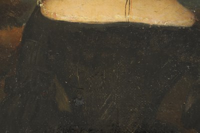 Lot 650 - A 19TH CENTURY OIL ON CANVAS PORTRAIT