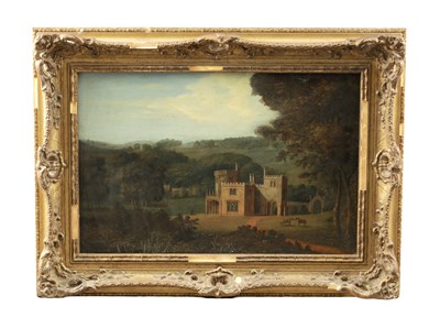 Lot 666 - AN 18TH CENTURY OIL ON CANVAS