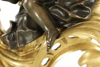 Lot 991 - A PAIR OF 19TH CENTURY FRENCH BRONZE CHENETS