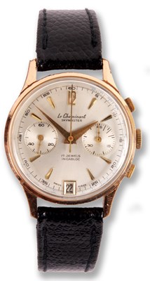 Lot 173 - A gentleman's gold plate and steel backed Le...