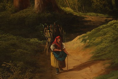Lot 649 - A LARGE 19TH/20TH CENTURY OIL ON CANVAS
