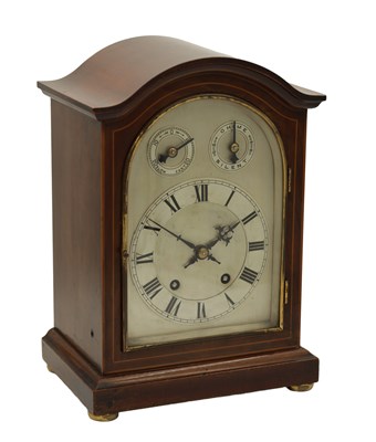 Lot 1759 - A 19TH CENTURY MAHOGANY TABLE CLOCK