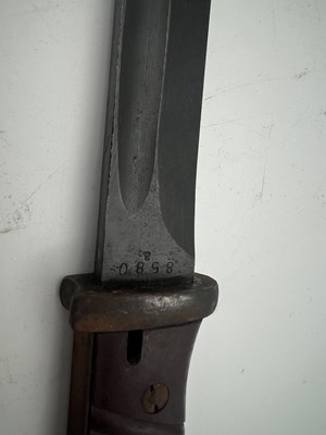 Lot 607 - A COLLECTION OF THREE WW1/WW2 STEEL BAYONETS