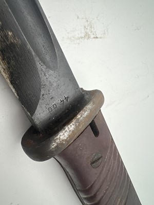 Lot 607 - A COLLECTION OF THREE WW1/WW2 STEEL BAYONETS