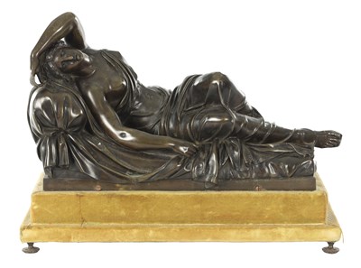 Lot 895 - A 19TH CENTURY FRENCH GRAND TOUR FIGURAL BRONZE