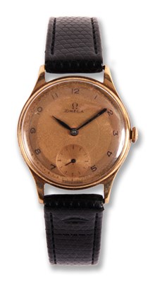 Lot 177 - A gentleman's 9ct gold OMEGA WRISTWATCH having...