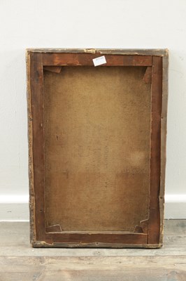 Lot 665 - A 19TH CENTURY OIL ON CANVAS FULL LENGTH PORTRAIT OF A GOLFER