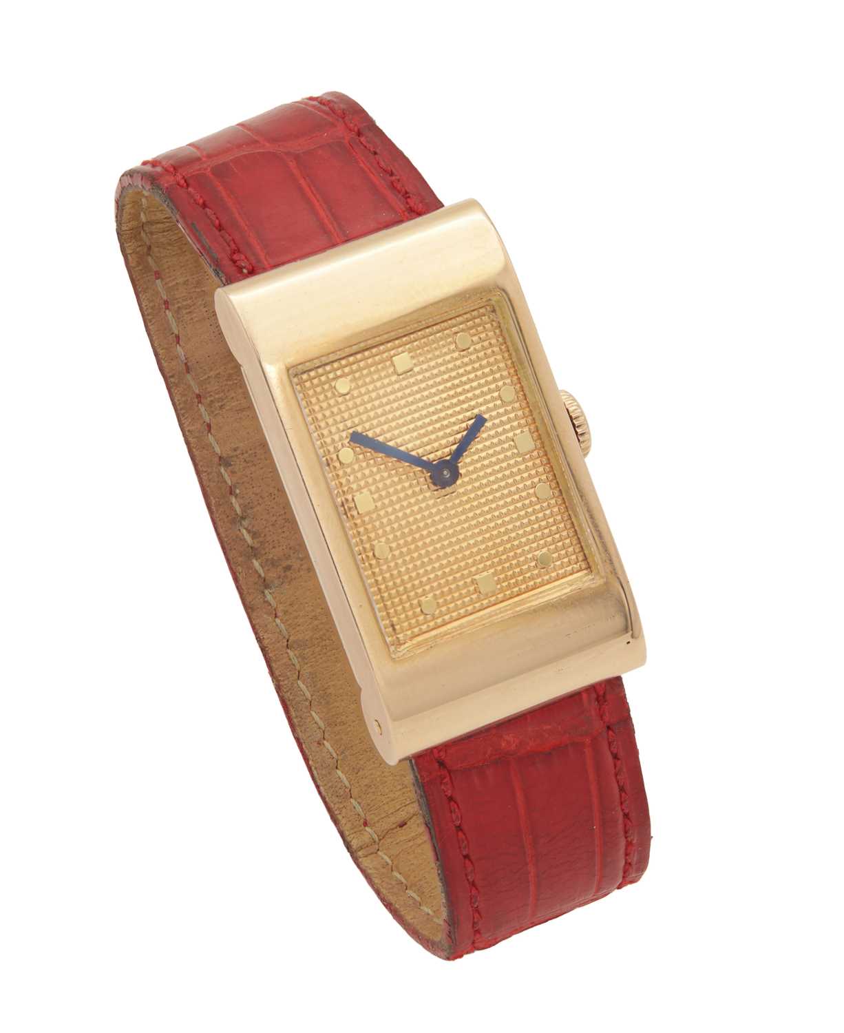 Lot 1180 - A 1960'S 18CT GOLD BUCHERON MANUAL WIND WRISTWATCH