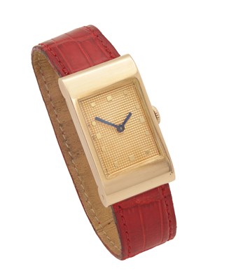 Lot 1180 - A 1960'S 18CT GOLD BUCHERON MANUAL WIND WRISTWATCH