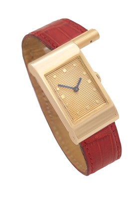 Lot 1180 - A 1960'S 18CT GOLD BUCHERON MANUAL WIND WRISTWATCH