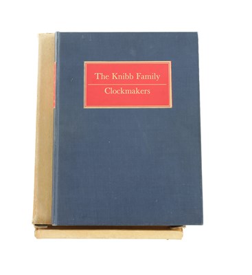 Lot 1396 - A LIMITED FIRST EDITION HOROLOGICAL REFERENCE BOOK BY RONALD A. LEE. THE KNIBB FAMILY CLOCKMAKERS
