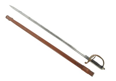 Lot 606 - A GEORGE V BRITISH 1822 PATTERN OFFICERS' SWORD