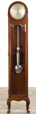 Lot 1453 - A GERMAN 1930'S MAHOGANY REGULATOR LONGCASE CLOCK SIGNED WINTERHALDEN