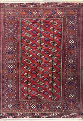 Lot 923 - A TURKMEN TEKE CARPET
