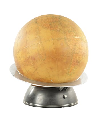 Lot 1752 - AN ART DECO JOSEPH LUCAS GLOBE TABLE LAMP