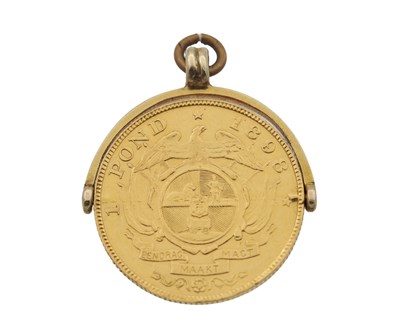Lot 326 - AN 1898 SOUTH AFRICAN GOLD ONE POUND COIN