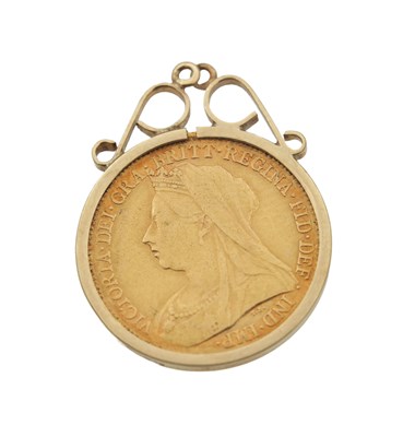 Lot 252 - A VICTORIAN 1890 GOLD HALF SOVEREIGN