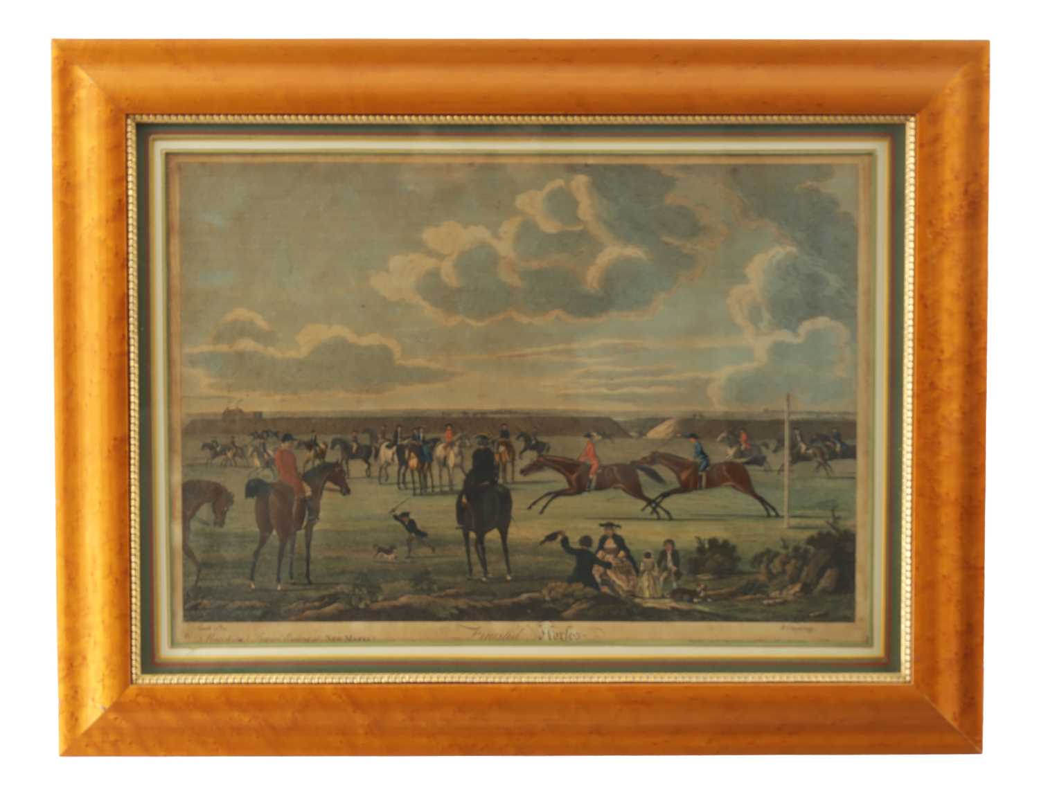 Lot 700 - AFTER T.SMITH PIN HORSE PRINT TITLED FINISH'D HORLES