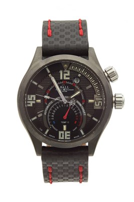 Lot 1233 - A CIRCA 2015 TITANIUM DLC-COATED BALL ENGINEER MASTER II ‘DIVER TMT’ WRISTWATCH