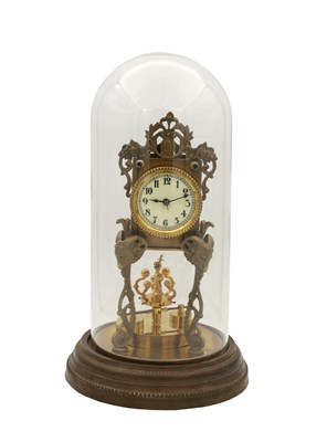 Lot 1377 - A 400-DAY TORSION ANNIVERSARY PENDULUM CLOCK