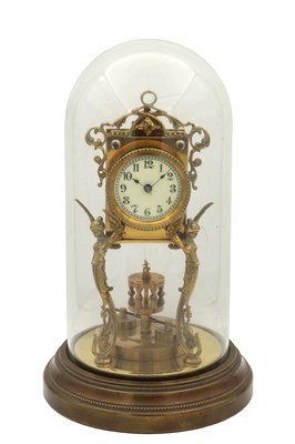 Lot 1258 - A 400-DAY TORSION ANNIVERSARY PENDULUM CLOCK
