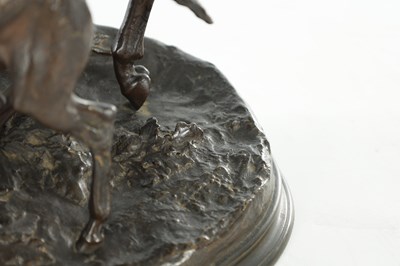 Lot 908 - AFTER P.J.MENE A GOOD 19TH CENTURY BRONZE ANIMALIA SCULPTURE