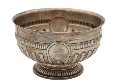 Lot 88 - A LATE 19TH CENTURY SILVER TROPHY BOWL