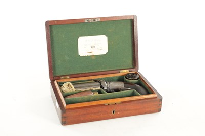 Lot 623 - W & J RIGBY, DUBLIN. A RARE MID 19TH CENTURY IRISH CASED PERCUSSION PEPPERBOX REVOLVER