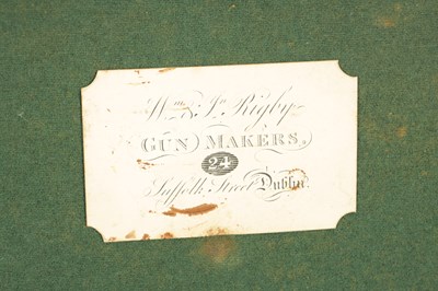 Lot 623 - W & J RIGBY, DUBLIN. A RARE MID 19TH CENTURY IRISH CASED PERCUSSION PEPPERBOX REVOLVER