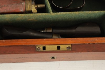 Lot 623 - W & J RIGBY, DUBLIN. A RARE MID 19TH CENTURY IRISH CASED PERCUSSION PEPPERBOX REVOLVER