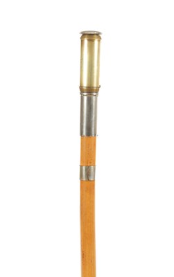 Lot 866 - AN EARLY 20TH CENTURY CALCULATOR WALKING CANE
