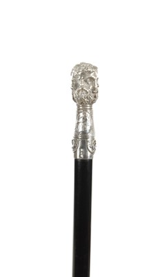 Lot 861 - AN ELABORATE CLASSICALLY STYLED 19TH CENTURY EVENING CANE