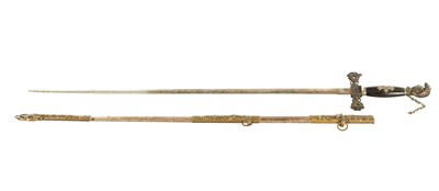 Lot 616 - AN EARLY 20TH CENTURY AMERICAN MASONIC CEREMONIAL SWORD FOR THE KNIGHTS TEMPLAR