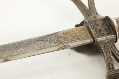 Lot 605 - AN EARLY 20TH CENTURY AMERICAN MASONIC CEREMONIAL SWORD FOR THE KNIGHTS TEMPLAR