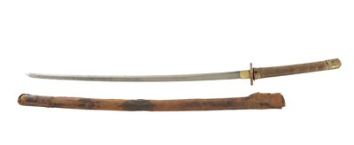 Lot 622 - A JAPANESE WW2 ARMY OFFICER'S KATANA