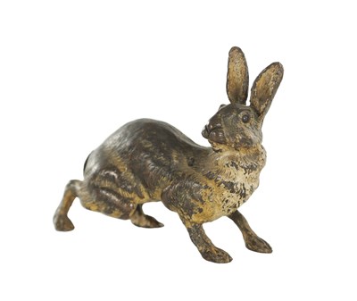 Lot 1023 - AFTER FRANZ BERGMAN A LATE 19TH CENTURY AUSTRIAN COLD PAINTED BRONZE SCULPTURE