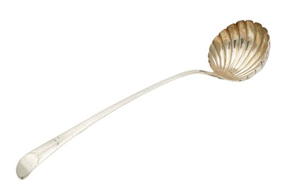 Lot 209 - A LATE 18TH CENTURY GEORGE III SILVER LADLE