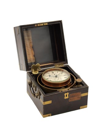 Lot 1278 - PARKINSON & FRODSHAM, CHANGE ALLEY, LONDON, 2570. A 19TH CENTURY TWO-DAY MARINE CHRONOMETER