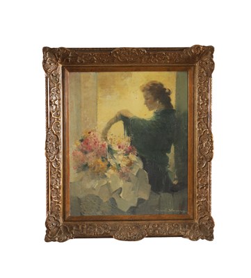 Lot 712 - AN EARLY 20TH CENTURY OIL ON CANVAS