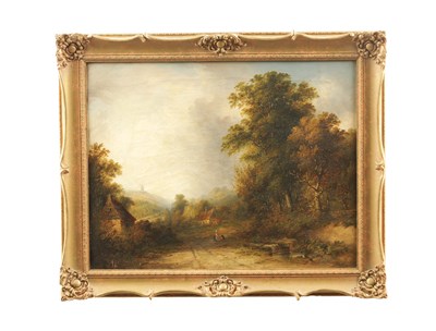 Lot 690 - JOHN WARKUP SWIFT (1815 - 1869 BRITISH) A MID 19TH CENTURY OIL ON CANVAS
