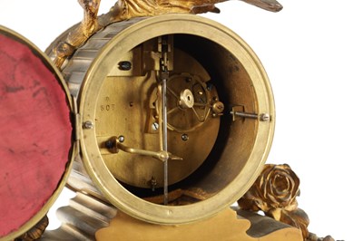 Lot 1335 - A RARE 19TH CENTURY BONTEMS, PARIS, SINGING AUTOMATION BIRD CLOCK