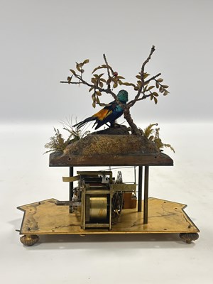 Lot 1335 - A RARE 19TH CENTURY BONTEMS, PARIS, SINGING AUTOMATION BIRD CLOCK
