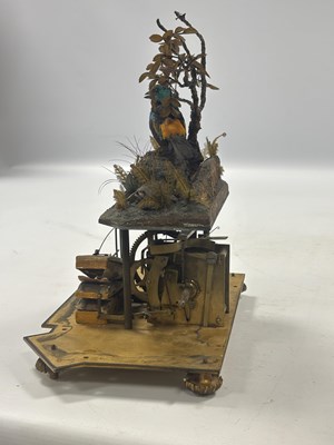 Lot 1335 - A RARE 19TH CENTURY BONTEMS, PARIS, SINGING AUTOMATION BIRD CLOCK