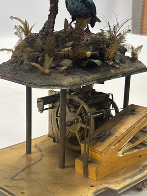 Lot 1335 - A RARE 19TH CENTURY BONTEMS, PARIS, SINGING AUTOMATION BIRD CLOCK