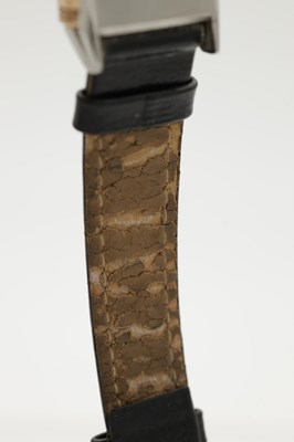 Lot 1209 - A 1930'S STEEL AND 9CT GOLD LECOULTRE REVERSO WRIST WATCH
