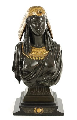 Lot 1087 - EMILE HEBERT (1828 - 1893) A 19TH CENTURY BRONZE BUST