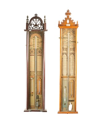 Lot 1351 - TWO LATE 19TH CENTURY ADMIRAL FITZROY BAROMETERS