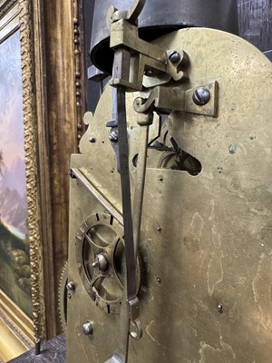 Lot 1395 - JOSEPH KNIBB, LONDINI FECIT. A VERY RARE THREE MONTH DURATION WALNUT MARQUETRY LONGCASE CLOCK