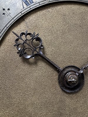 Lot 1395 - JOSEPH KNIBB, LONDINI FECIT. A VERY RARE THREE MONTH DURATION WALNUT MARQUETRY LONGCASE CLOCK